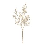 Rama Navideña Champagne con Bayas Brillantes para Árbol y Arreglos