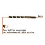 Broca HSS 11/32 Plg para Metal, Madera y Plástico con Zanco P3, 5 Unidades