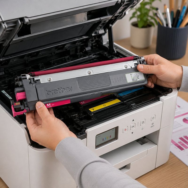 Tóner TN229 Original para Impresora MFC-L3720CDW Color Magenta