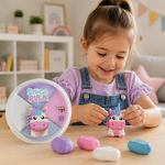 Masa Moldeable Stiica y Pula Unicornio con 4 Colores Súper Liviana