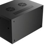 Gabinete de Pared Fijo de 4U en Color Negro