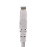 Cable de Red Patch Cord Cat6 con Conectores RJ45 de 0.9 Metros en Color Blanco