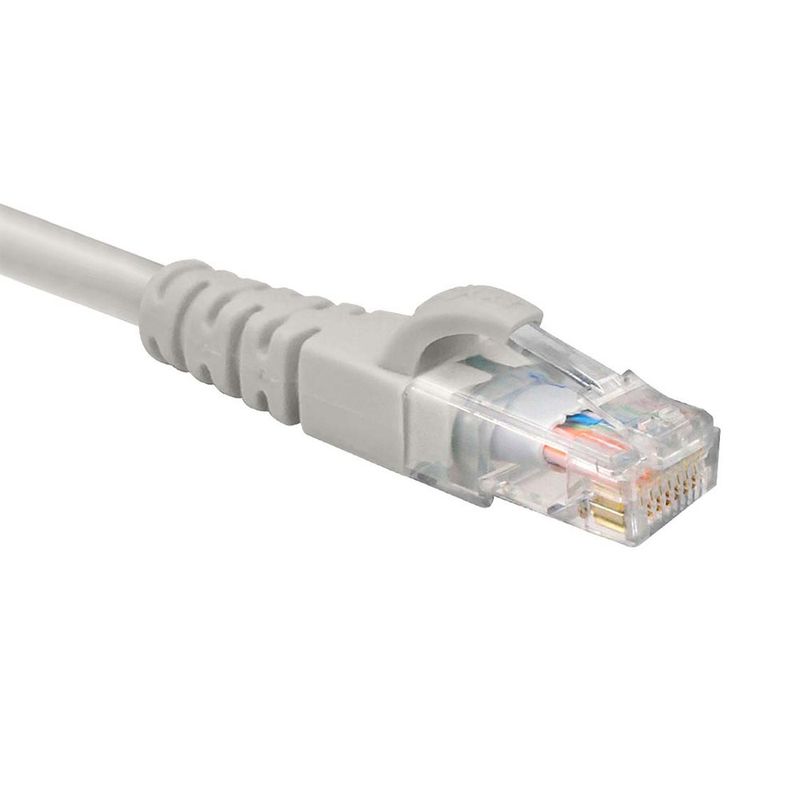 Cable de Red Patch Cord Cat6 con Conectores RJ45 de 0.9 Metros en Color Blanco