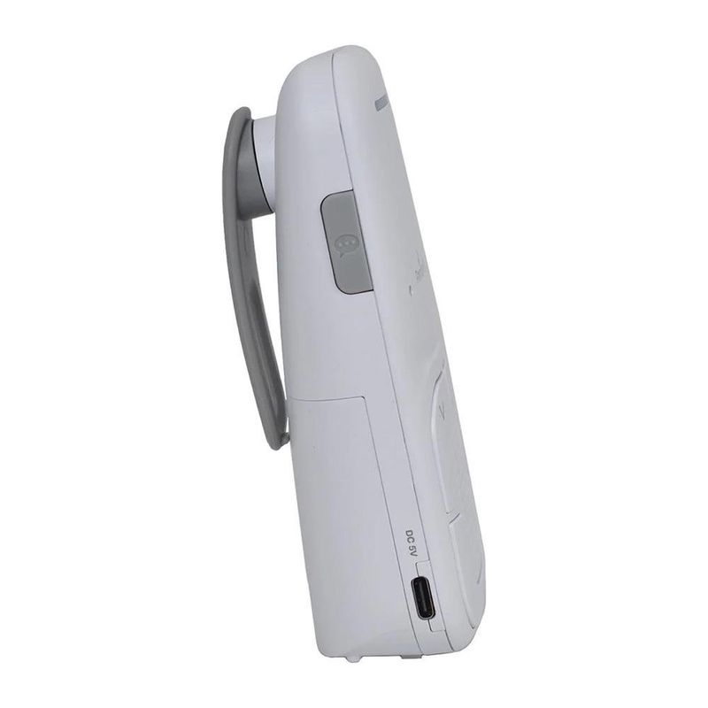 Monitor de Audio para Bebé con Control de Volumen y Clip Portátil Blanco