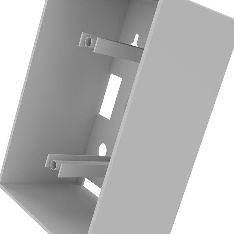 Caja de Montaje Superficial de 4 x 2 plg en Color Blanco