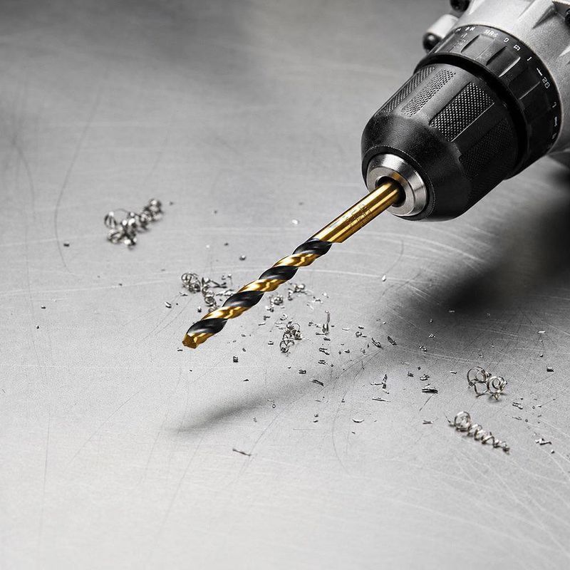 Broca HSS 23/64 Plg para Metal, Madera y Plástico con Zanco P3, 5 Unidades
