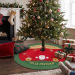 Falda para Árbol de Navidad con Santa Claus 101.5 cm