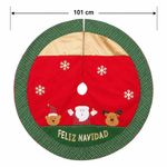 Falda para Árbol de Navidad con Santa Claus 101.5 cm