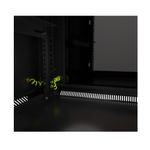 Gabinete de Pared Fijo de 12U en Color Negro