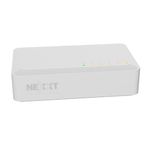 Switch de Escritorio con 5 Puertos Ethernet de Alta Velocidad en Color Blanco