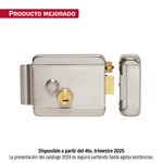 Cerradura Electromecánica de Sobreponer Alta Seguridad Llave de Puntos Puerta Derecha