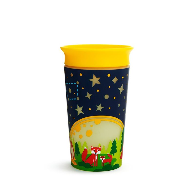 Vaso Entrenador Miracle Glow in the Dark 360° 9 oz Diseño Astronauta