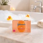 Jabón Johnson’s de Glicerina para Bebé con Miel y Vitamina E de 80 Grs