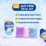Nieve Mágica Rosa, Violeta y Azul 15 g