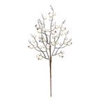 Rama Navideña Decorativa con Bayas Blancas 46 cm