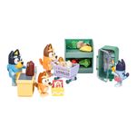 Set de Bluey Viaje Familiar al Supermercado Con Figuras y Accesorios