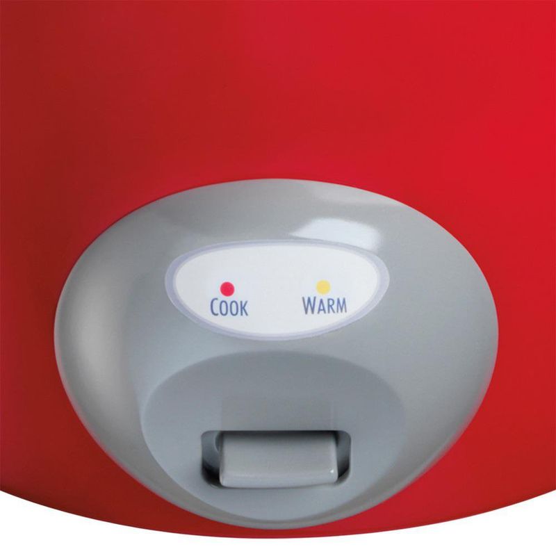 Olla Arrocera con Función de Mantenimiento Roja