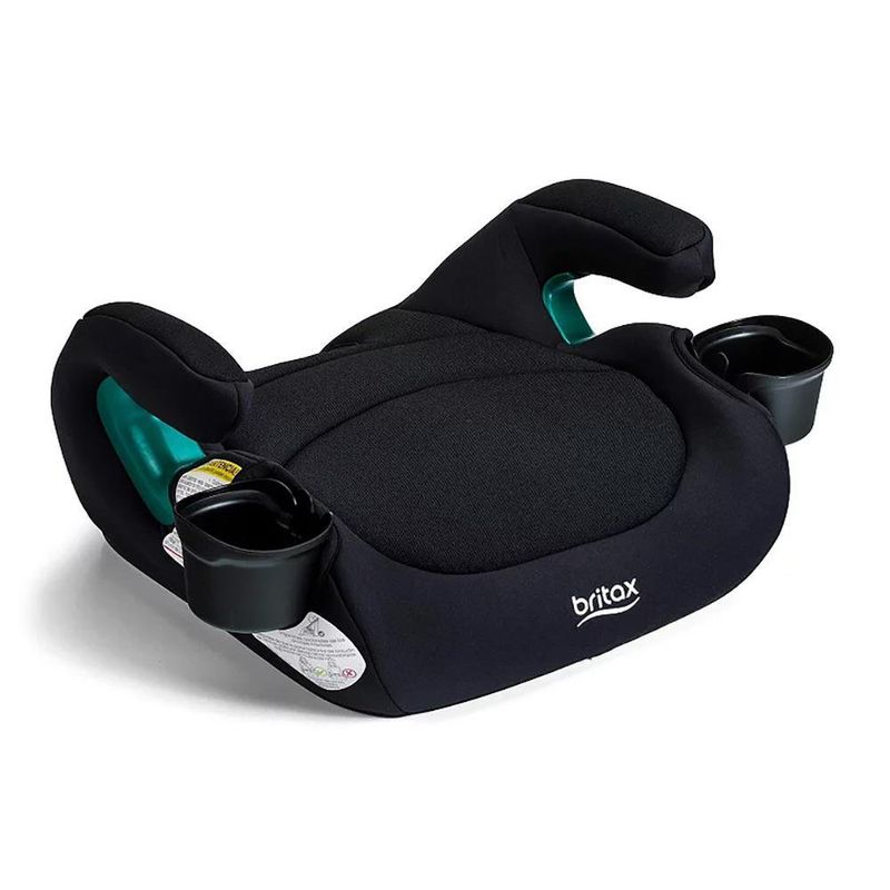 Silla Booster sin Respaldo con Conectores LATCH y Portavasos Color Negro
