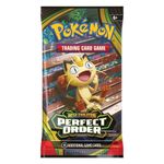 Sobres Rígido de Pokémon TCG Mega Evolution Perfect Order de 10 Cartas en Ingles - Diseños Surtidos