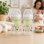 Set de 2 Pachas Anticólico Options+ con Boca Ancha de 5 oz Diseño Bosque