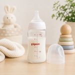 Pacha SoftTouch Boca Ancha de 5 oz con Tetina de Silicona de Flujo Lento