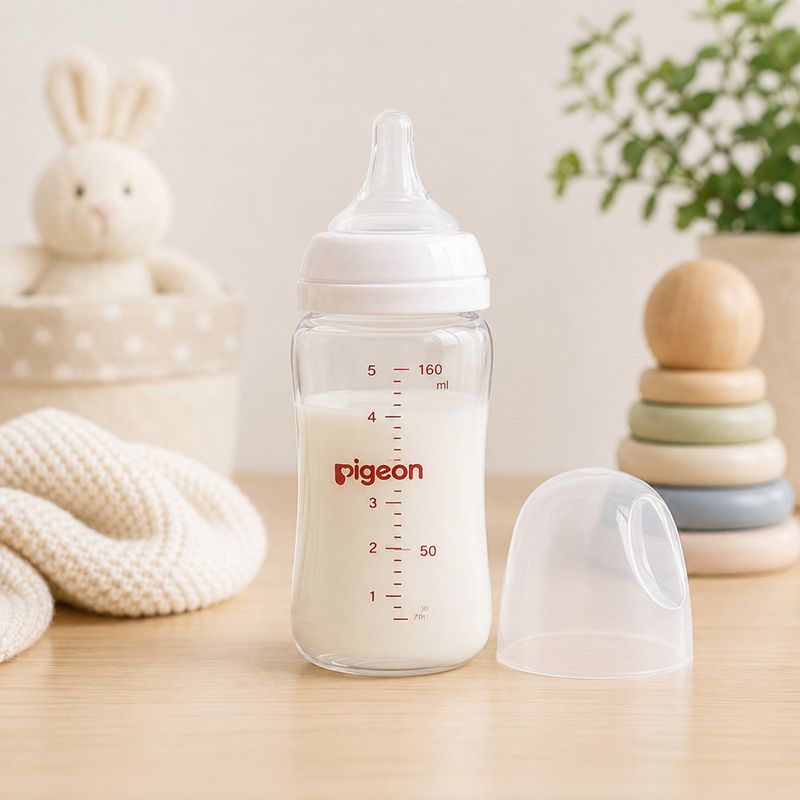 Pacha SoftTouch Boca Ancha de 5 oz con Tetina de Silicona de Flujo Lento