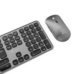 Combo Teclado y Mouse Linkey Duo Bluetooth Recargable con DPI Ajustable Gris