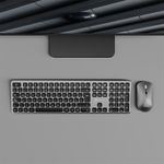Combo Teclado y Mouse Linkey Duo Bluetooth Recargable con DPI Ajustable Gris