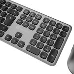 Combo Teclado y Mouse Linkey Duo Bluetooth Recargable con DPI Ajustable Gris