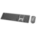 Combo Teclado y Mouse Linkey Duo Bluetooth Recargable con DPI Ajustable Gris