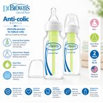 Set de 2 Pachas Anticólico Options+ Preemie con Cuello Delgado de 2 oz