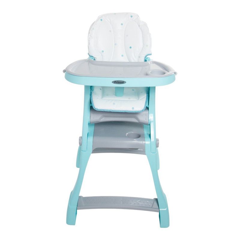 Silla Alta 2 en 1 Convertible a Escritorio con Charola Ajustable de 105 cm Celeste