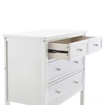 Gavetero Epic con 5 Gavetas y Cambiador Integrado de 110 x 50 x 95 cm Color Blanco