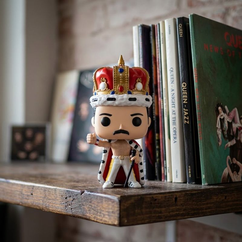 Funko Pop Rocks Queen Freddie Mercury as King Coleccionable de Vinilo #184