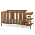 Cuna Ellie con Cambiador y Compartimentos de 175 x 80 x 105 cm Color Marrón