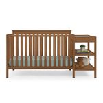 Cuna Ellie con Cambiador y Compartimentos de 175 x 80 x 105 cm Color Marrón