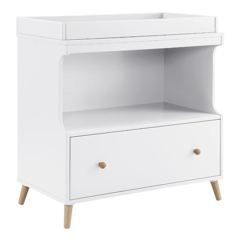Librera Essex con Gavetas y Repisa de 90 x 45 x 95 cm Color Blanco