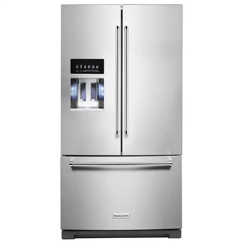 Refrigerador French Door KitchenAid 30 Pies³ Acero Inoxidable con Dispensador Externo
