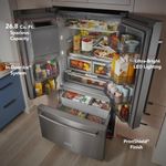Refrigerador French Door KitchenAid 30 Pies³ Acero Inoxidable con Dispensador Externo