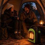Calentador Portátil a Gas Propano 10000 BTU con Termostato para Exterior
