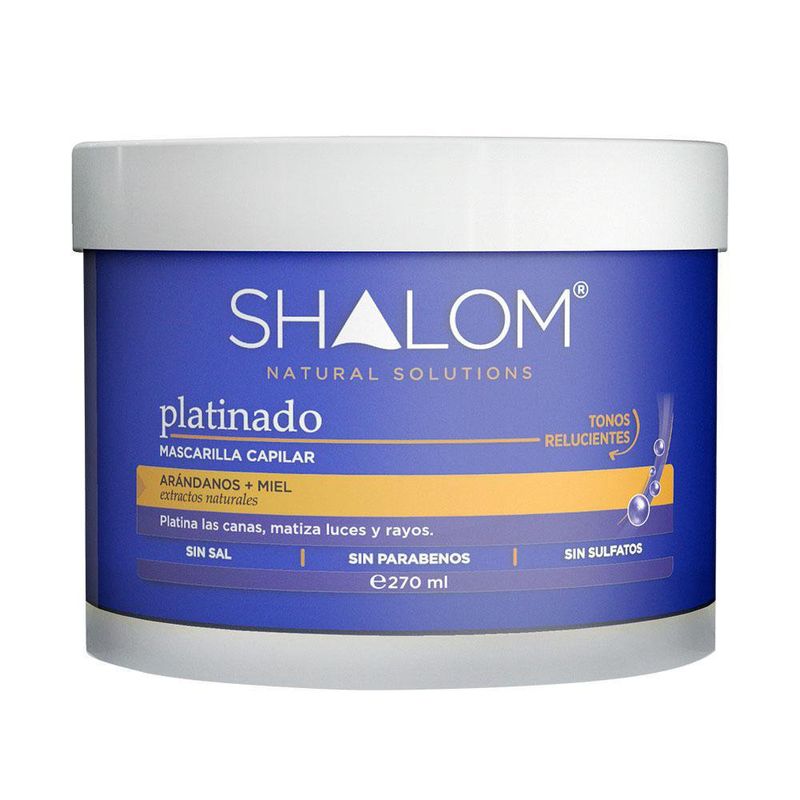 Mascarilla Capilar 270 Ml Shalom - Shalom