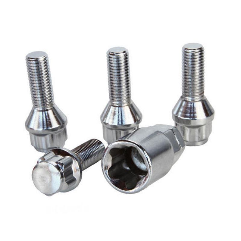 Set De Tuercas De Seguridad Hexagonales Para Llanta 5  Pzas - Ig Tuning