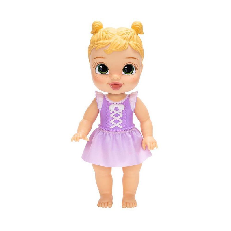 Muñeca Disney Princess Bebé Rapunzel de Baño con Accesorios y Cambio de Color