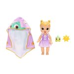 Muñeca Disney Princess Bebé Rapunzel de Baño con Accesorios y Cambio de Color