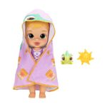 Muñeca Disney Princess Bebé Rapunzel de Baño con Accesorios y Cambio de Color