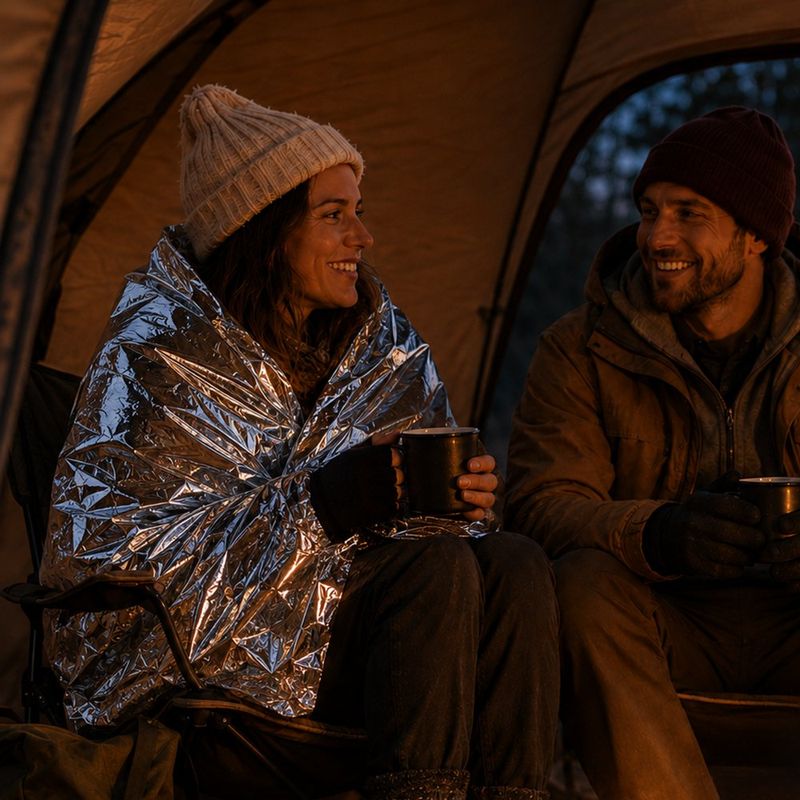 Manta Térmica Impermeable para Emergencias de 52 x 82.5 Plg
