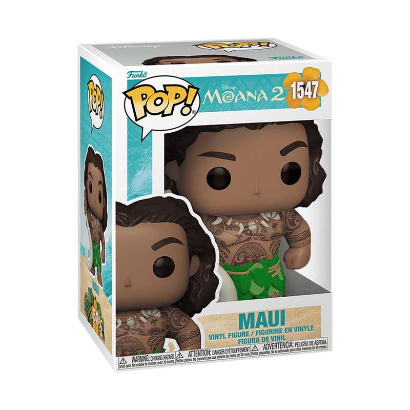 Funko Pop Disney Moana 2 Maui Coleccionable de Vinilo #1547