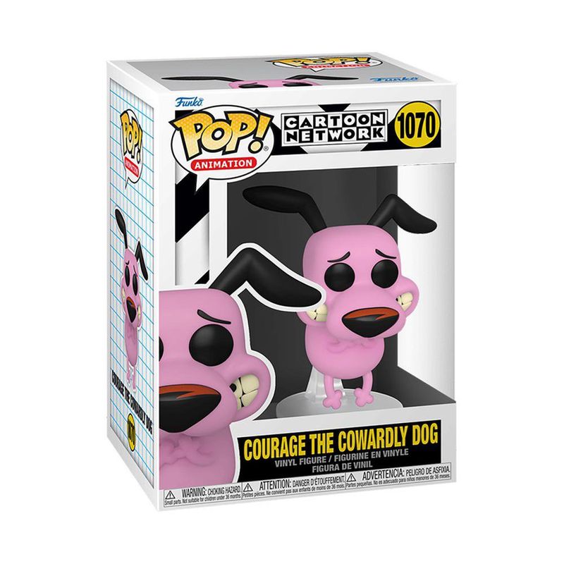 Funko Pop Animation Cartoon Network Corage el Perro Cobarde Coleccionable de Vinilo #1070
