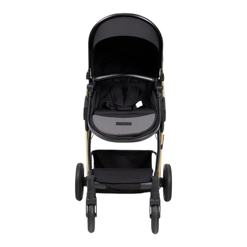 Travel System Mike 3 en 1 con Moisés, Portabebé y Capota Color Negro