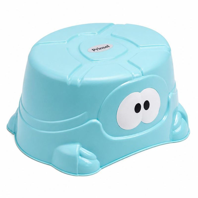 Set de Baño para Bebé Niño de Plástico Celeste con Tina y Bacinica, 9 Piezas